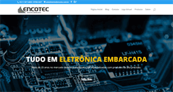 Desktop Screenshot of encotec.com.br